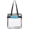 Clear Tote with Zippered Top Thumbnail