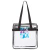 Clear Tote with Zippered Top Thumbnail