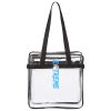 Clear Tote with Zippered Top Thumbnail