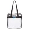 Clear Tote with Zippered Top Thumbnail