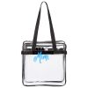 Clear Tote with Zippered Top Thumbnail