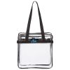 Clear Tote with Zippered Top Thumbnail