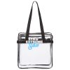 Clear Tote with Zippered Top Thumbnail