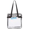 Clear Tote with Zippered Top Thumbnail