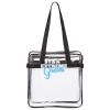 Clear Tote with Zippered Top Thumbnail