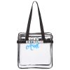 Clear Tote with Zippered Top Thumbnail