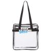 Clear Tote with Zippered Top Thumbnail