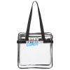 Clear Tote with Zippered Top Thumbnail