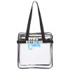 Clear Tote with Zippered Top Thumbnail