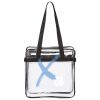 Clear Tote with Zippered Top Thumbnail