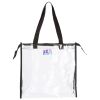 Clear Zippered Tote with Full Gusset Thumbnail