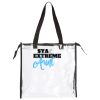 Clear Zippered Tote with Full Gusset Thumbnail