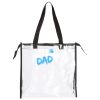 Clear Zippered Tote with Full Gusset Thumbnail