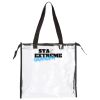 Clear Zippered Tote with Full Gusset Thumbnail