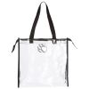 Clear Zippered Tote with Full Gusset Thumbnail