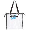 Clear Zippered Tote with Full Gusset Thumbnail