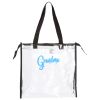 Clear Zippered Tote with Full Gusset Thumbnail