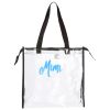 Clear Zippered Tote with Full Gusset Thumbnail
