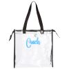 Clear Zippered Tote with Full Gusset Thumbnail