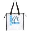 Clear Zippered Tote with Full Gusset Thumbnail