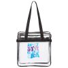 Clear Tote with Zippered Top Thumbnail