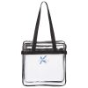 Clear Tote with Zippered Top Thumbnail