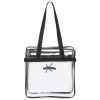 Clear Tote with Zippered Top Thumbnail