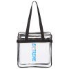 Clear Tote with Zippered Top Thumbnail