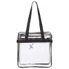 Clear Tote with Zippered Top Thumbnail