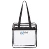 Clear Tote with Zippered Top Thumbnail