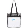 Clear Tote with Zippered Top Thumbnail