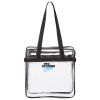Clear Tote with Zippered Top Thumbnail