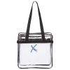 Clear Tote with Zippered Top Thumbnail
