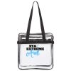 Clear Tote with Zippered Top Thumbnail