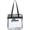 Clear Tote with Zippered Top Thumbnail