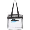 Clear Tote with Zippered Top Thumbnail