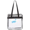 Clear Tote with Zippered Top Thumbnail