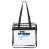 Clear Tote with Zippered Top Thumbnail