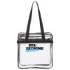 Clear Tote with Zippered Top Thumbnail