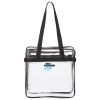 Clear Tote with Zippered Top Thumbnail