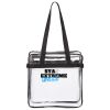 Clear Tote with Zippered Top Thumbnail