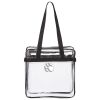 Clear Tote with Zippered Top Thumbnail