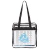 Clear Tote with Zippered Top Thumbnail