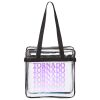 Clear Tote with Zippered Top Thumbnail
