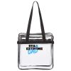 Clear Tote with Zippered Top Thumbnail