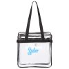 Clear Tote with Zippered Top Thumbnail
