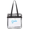 Clear Tote with Zippered Top Thumbnail
