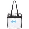 Clear Tote with Zippered Top Thumbnail