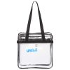 Clear Tote with Zippered Top Thumbnail