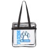 Clear Tote with Zippered Top Thumbnail